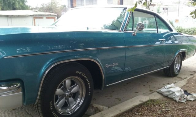 1966 Blue Chevrolet Impala Coupe