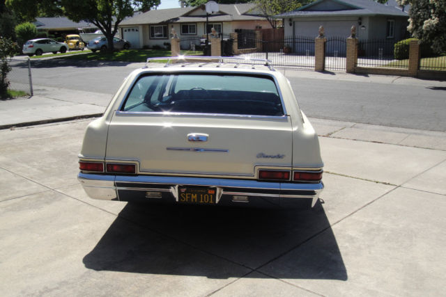 1966 Yellow Chevrolet Impala Station Wagon