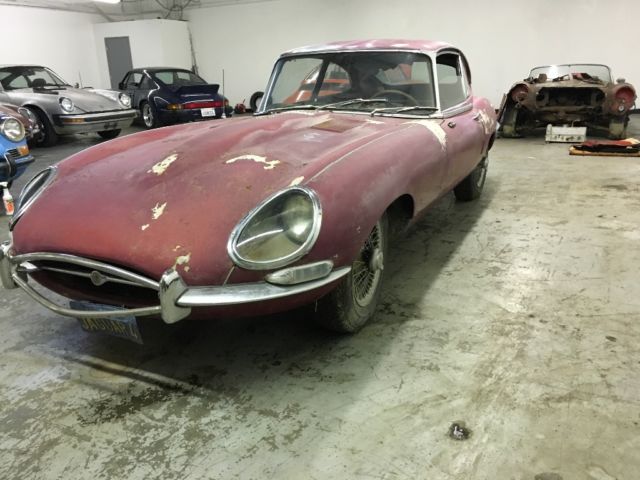 1966 Silver Jaguar E-Type Coupe