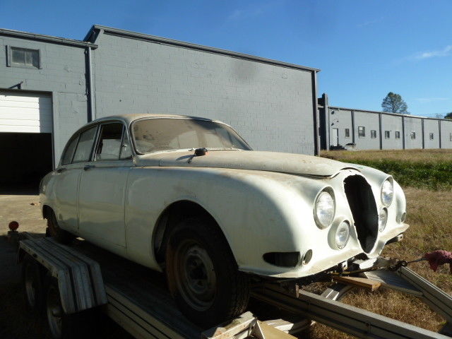 1966 White Jaguar S-Type