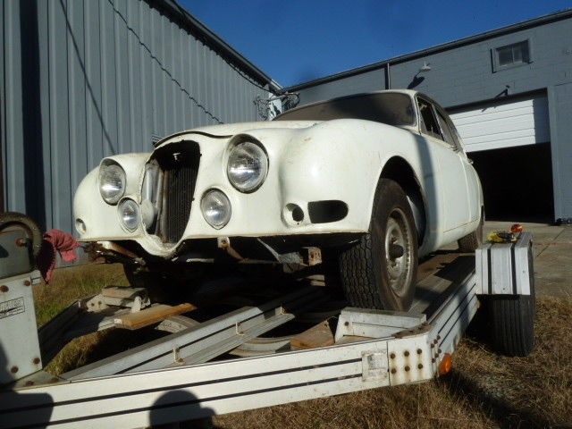1966 White Jaguar S-Type