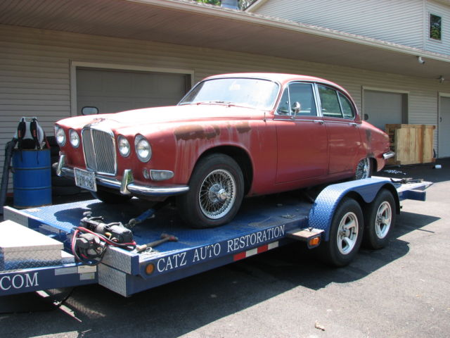 1966 Red Jaguar Other Sedan