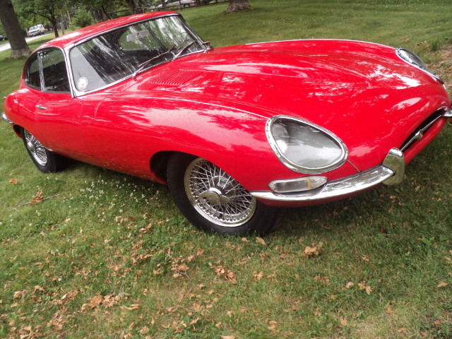 1966 Red Jaguar E-Type Coupe