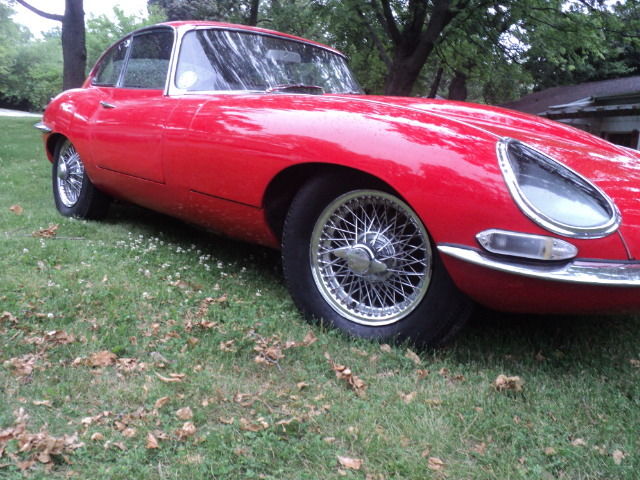 1966 Red Jaguar E-Type Coupe