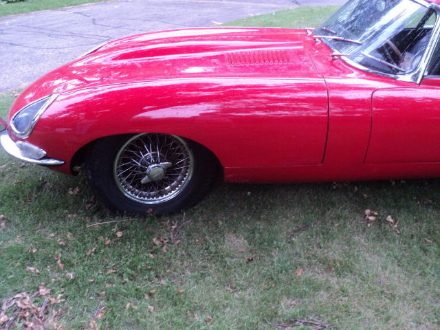 1966 Red Jaguar E-Type Coupe