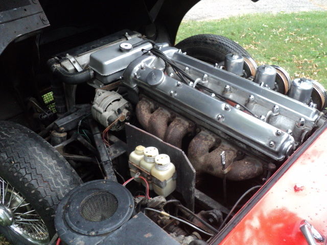 1966 Red Jaguar E-Type Coupe