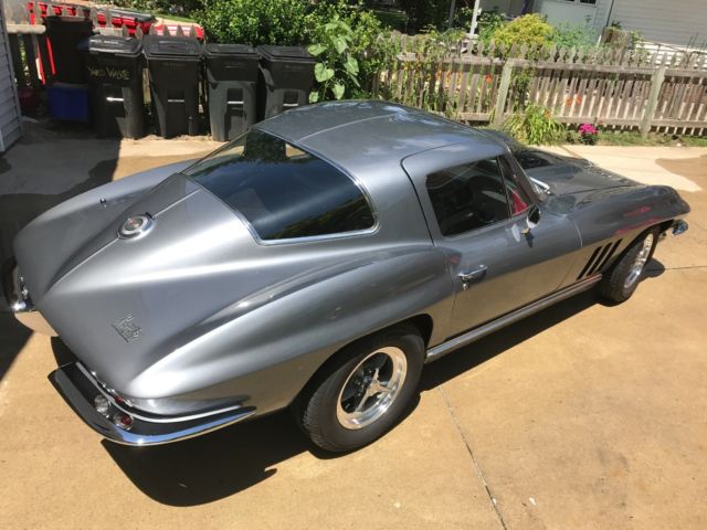 1966 Silver Chevrolet Corvette Coupe