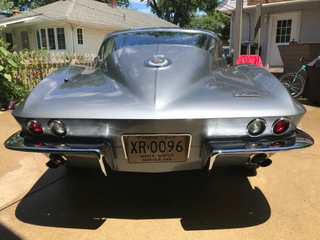1966 Silver Chevrolet Corvette Coupe