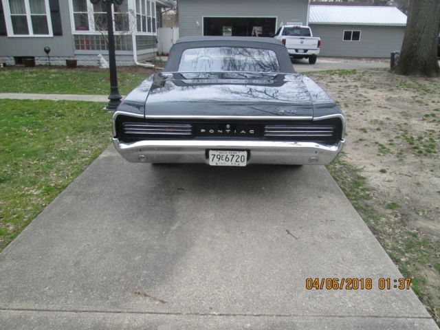 1966 Black Pontiac GTO Convertible