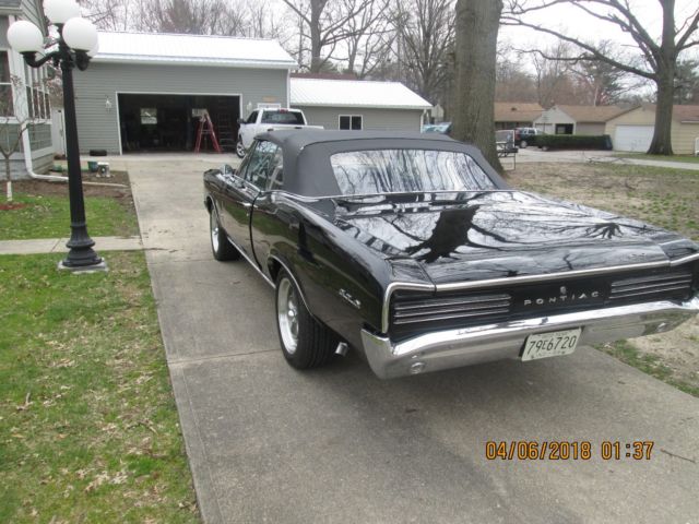 1966 Black Pontiac GTO Convertible