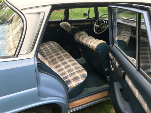 1966 Blue Mercedes-Benz 200-Series Sedan