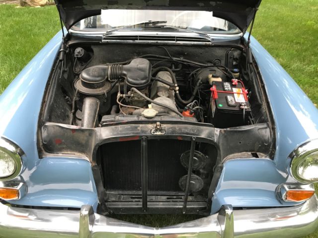 1966 Blue Mercedes-Benz 200-Series Sedan