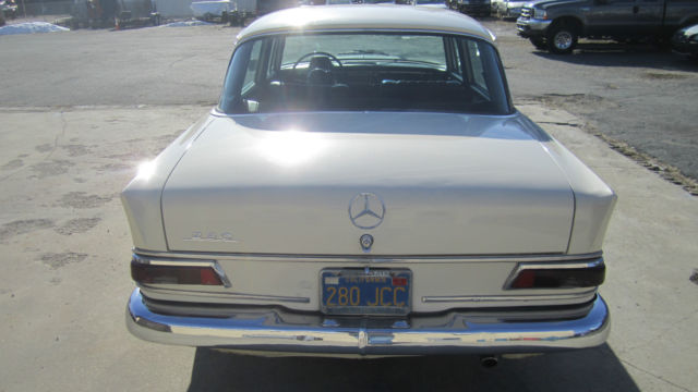 1966 Cream Mercedes-Benz 200-Series Sedan