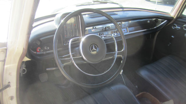 1966 Cream Mercedes-Benz 200-Series Sedan