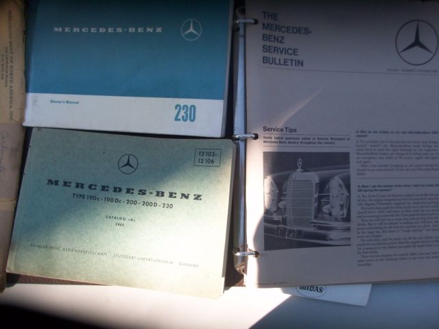 1966 White Mercedes-Benz 200-Series 4 Door Sedan