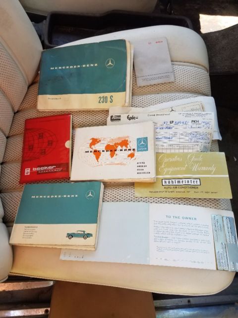 1966 Black Mercedes-Benz 200-Series Sedan