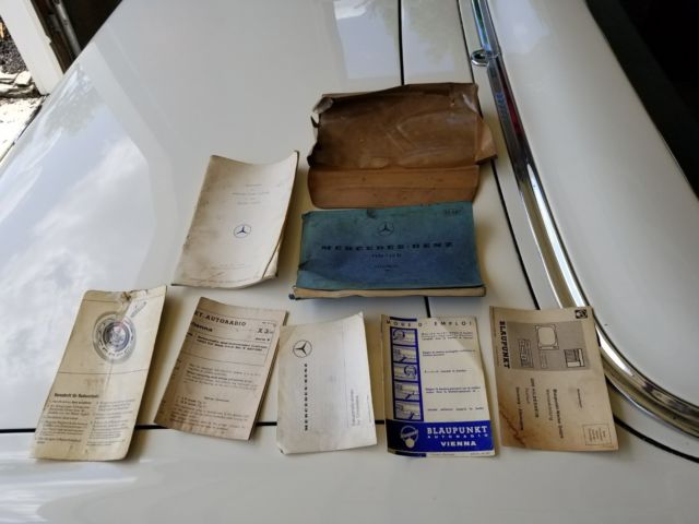 1966 White Mercedes-Benz SL-Class Convertible