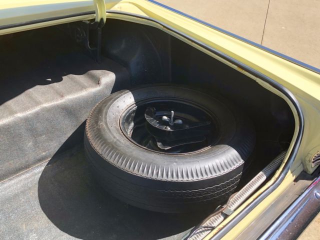 1966 Yellow Mercury Mercury Coupe