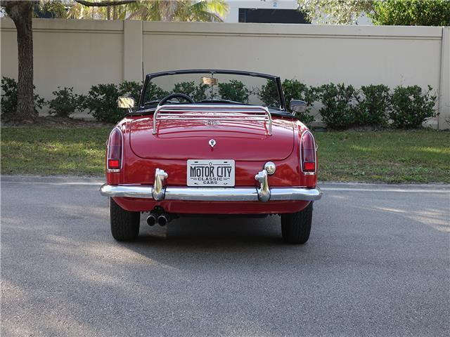 1966 Red MG MGB Convertible