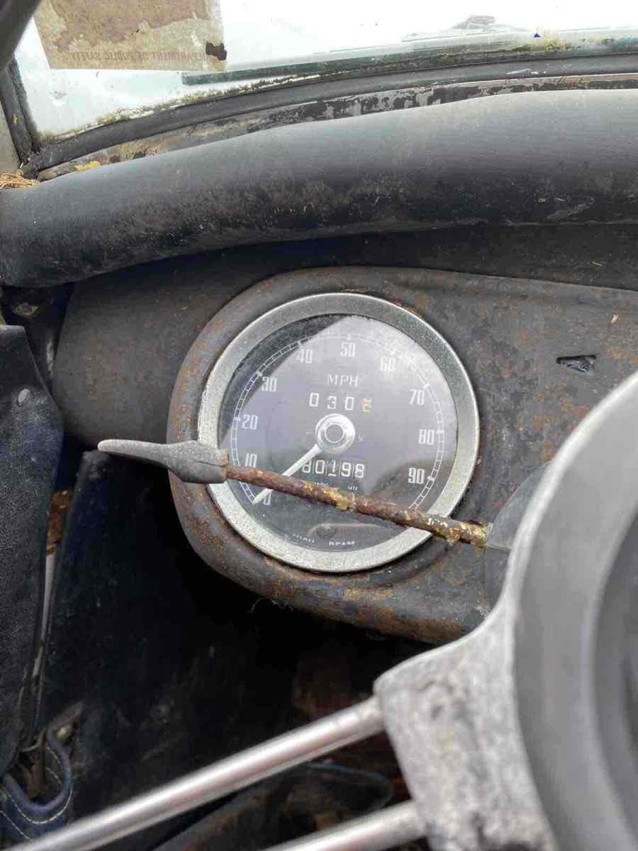 1966 Blue MG RDS convertible Convertible