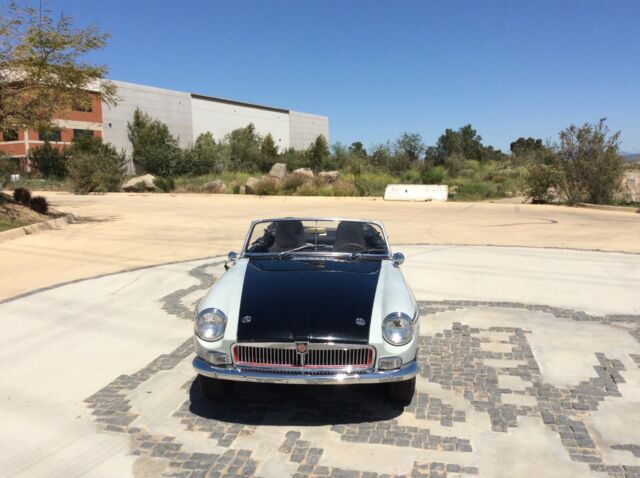 1966 Black / White MG MGB Convertible