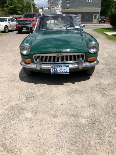 1966 Green MG MGB Coupe