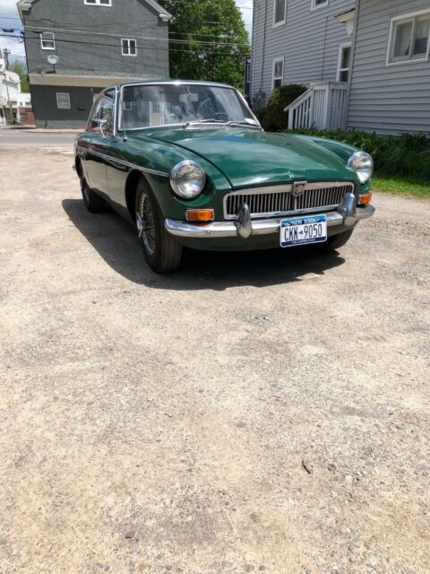 1966 Green MG MGB Coupe