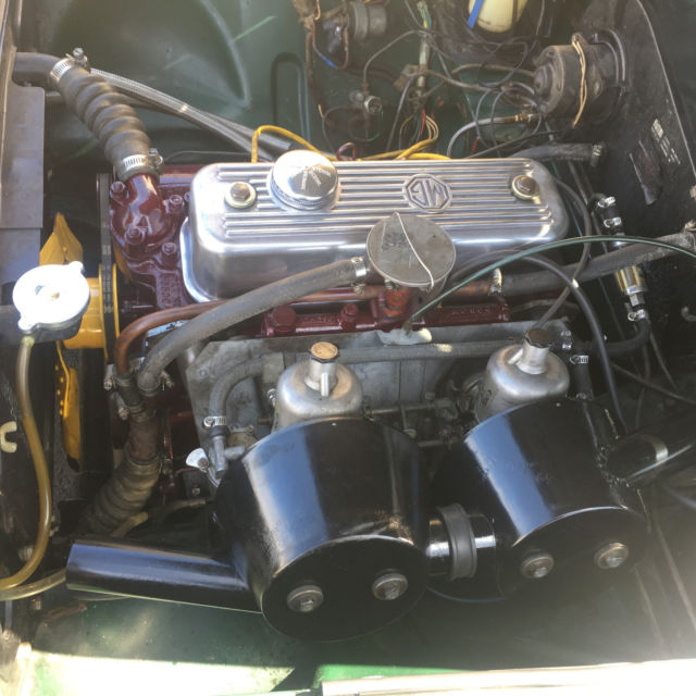 1966 Green MG MGB Coupe