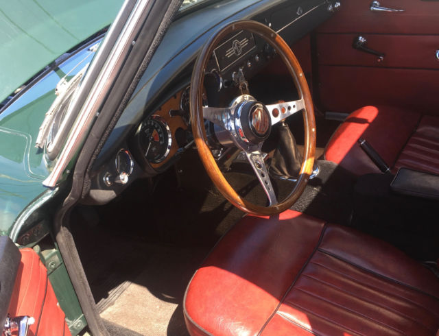 1966 Green MG MGB Coupe