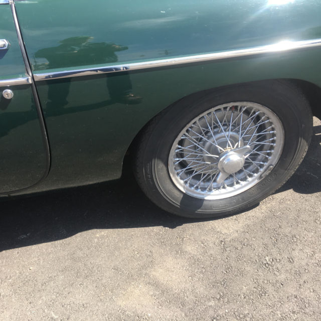 1966 Green MG MGB Coupe