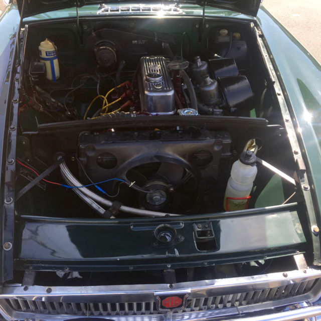 1966 Green MG MGB Coupe