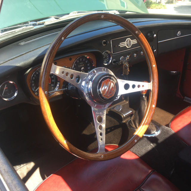 1966 Green MG MGB Coupe