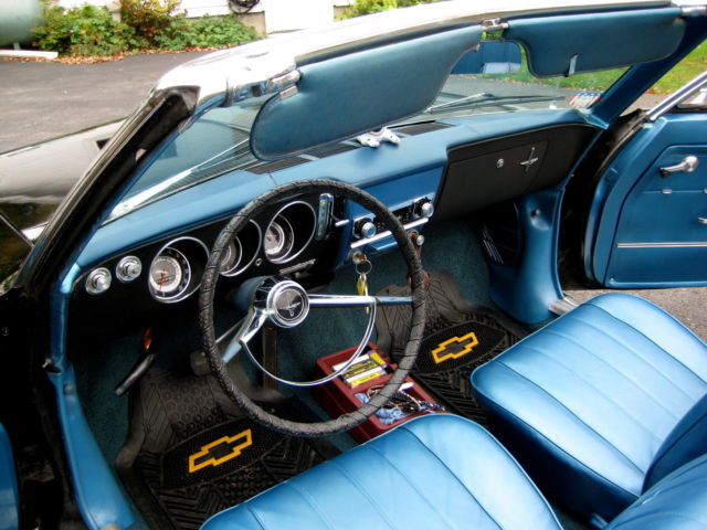 1966 Black Chevrolet Corvair Convertible