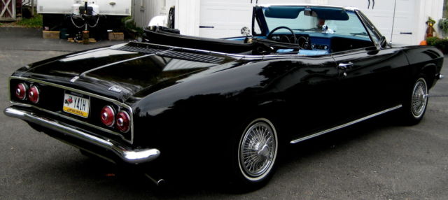 1966 Black Chevrolet Corvair Convertible