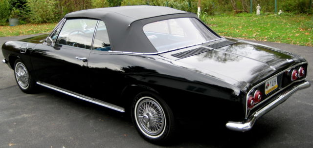 1966 Black Chevrolet Corvair Convertible