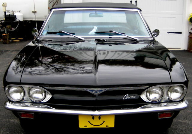 1966 Black Chevrolet Corvair Convertible