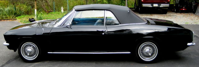 1966 Black Chevrolet Corvair Convertible