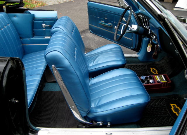 1966 Black Chevrolet Corvair Convertible