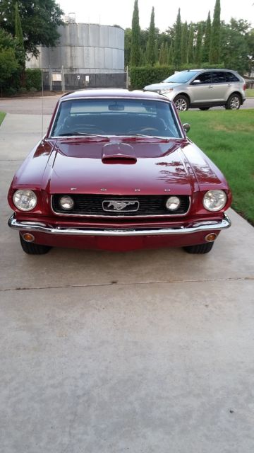 1966 Red Ford Mustang Coupe