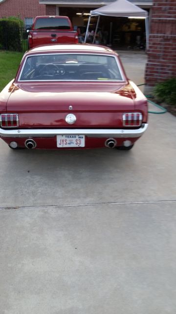 1966 Red Ford Mustang Coupe