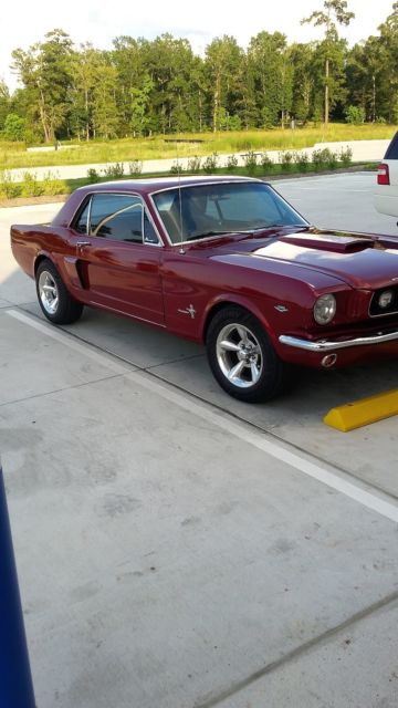 1966 Red Ford Mustang Coupe