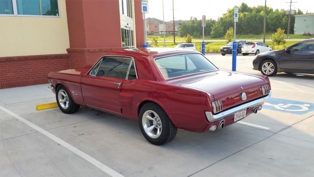 1966 Red Ford Mustang Coupe