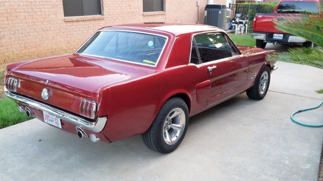 1966 Red Ford Mustang Coupe
