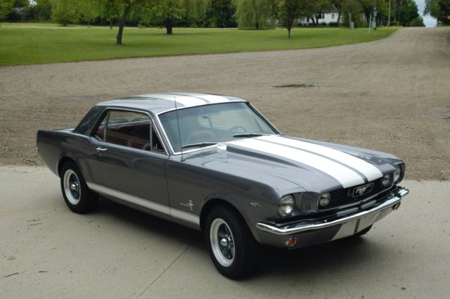 1966 Gray Ford Mustang Coupe