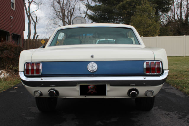 1966 White Ford Mustang Coupe