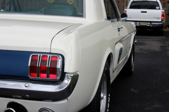 1966 White Ford Mustang Coupe