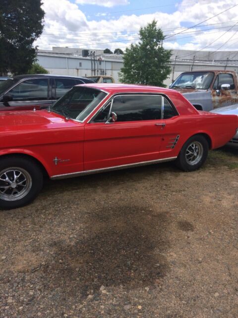 1966 Red Ford Mustang