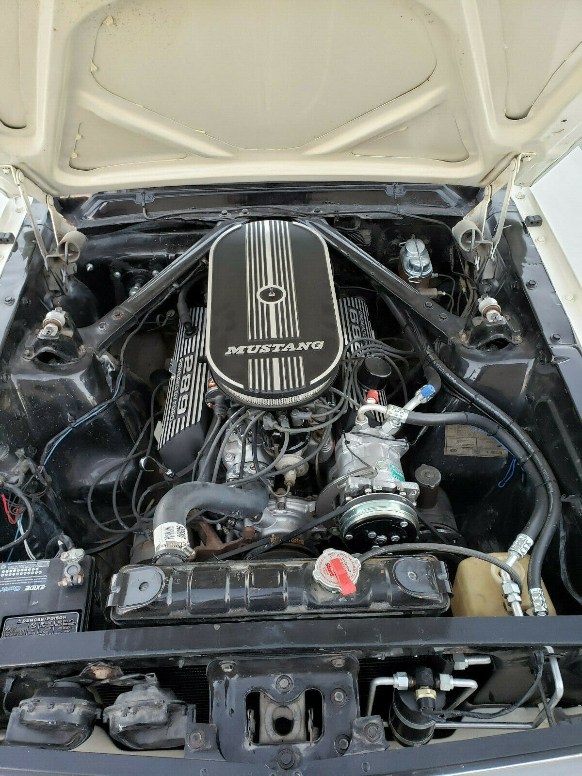 1966 White Ford Mustang Coupe