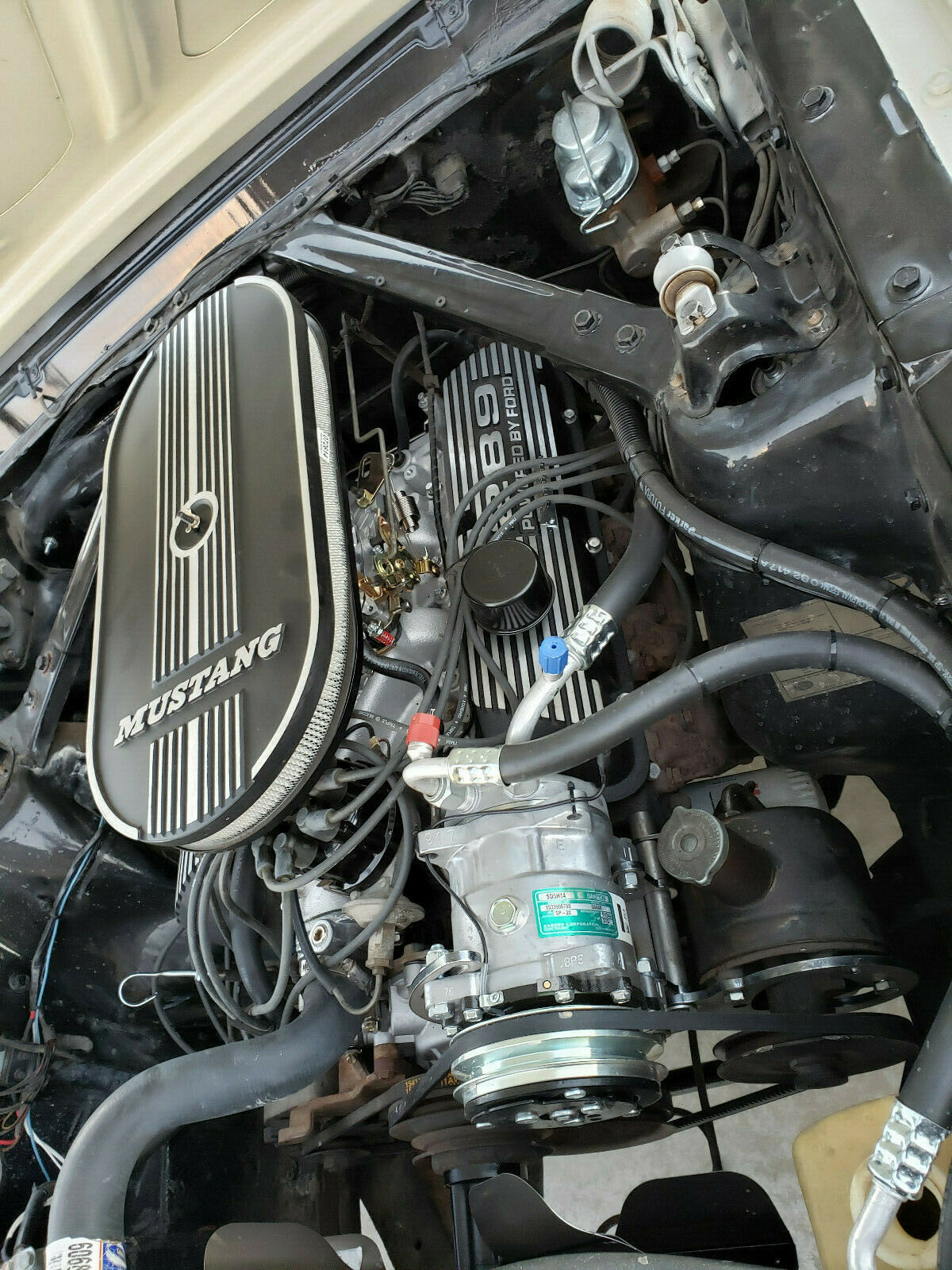 1966 White Ford Mustang Coupe