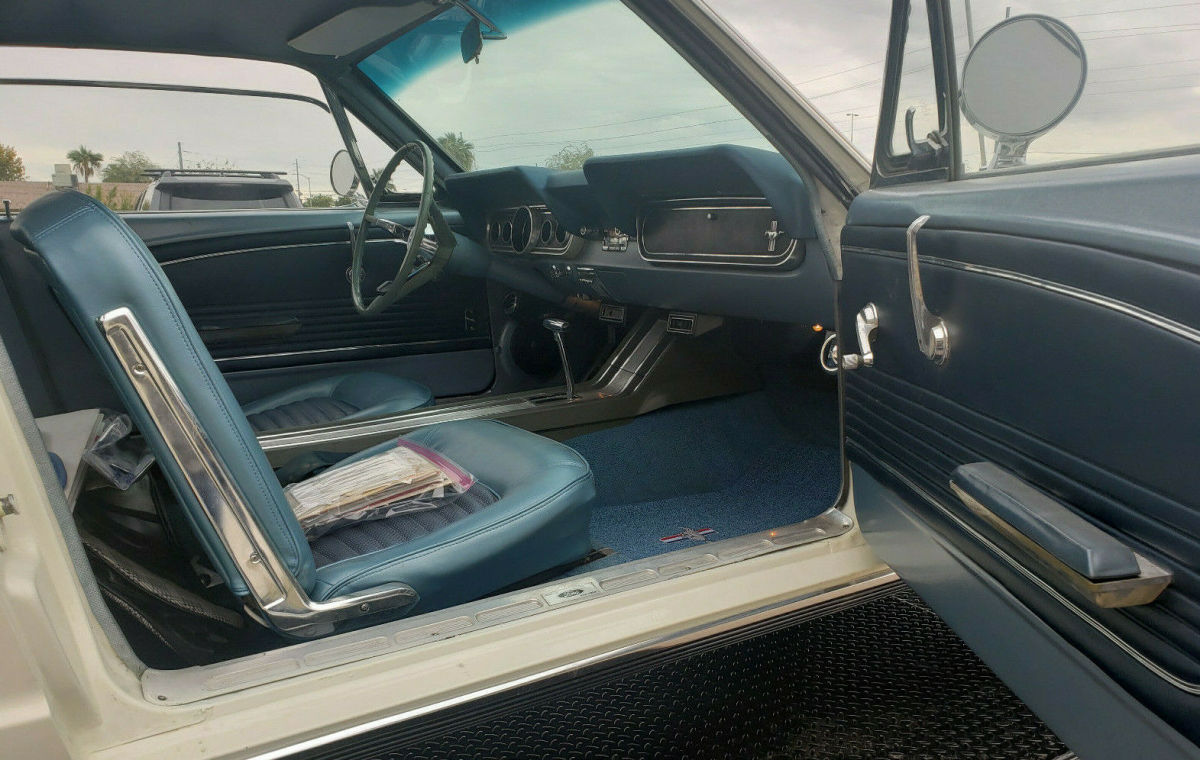 1966 White Ford Mustang Coupe